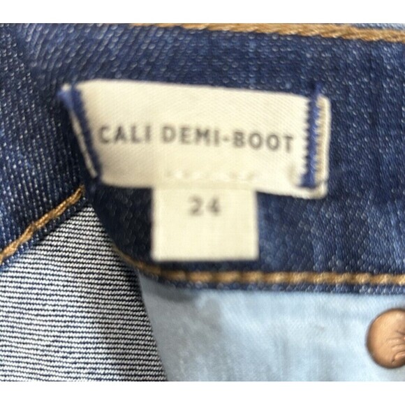 Madewell Cali Jeans Demi-Boot Womens Size 24 Blue Denim Bootcut‎ Mid Rise - Picture 7 of 7